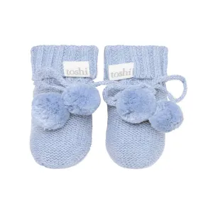 Toshi Marley Organic Booties Seabreeze