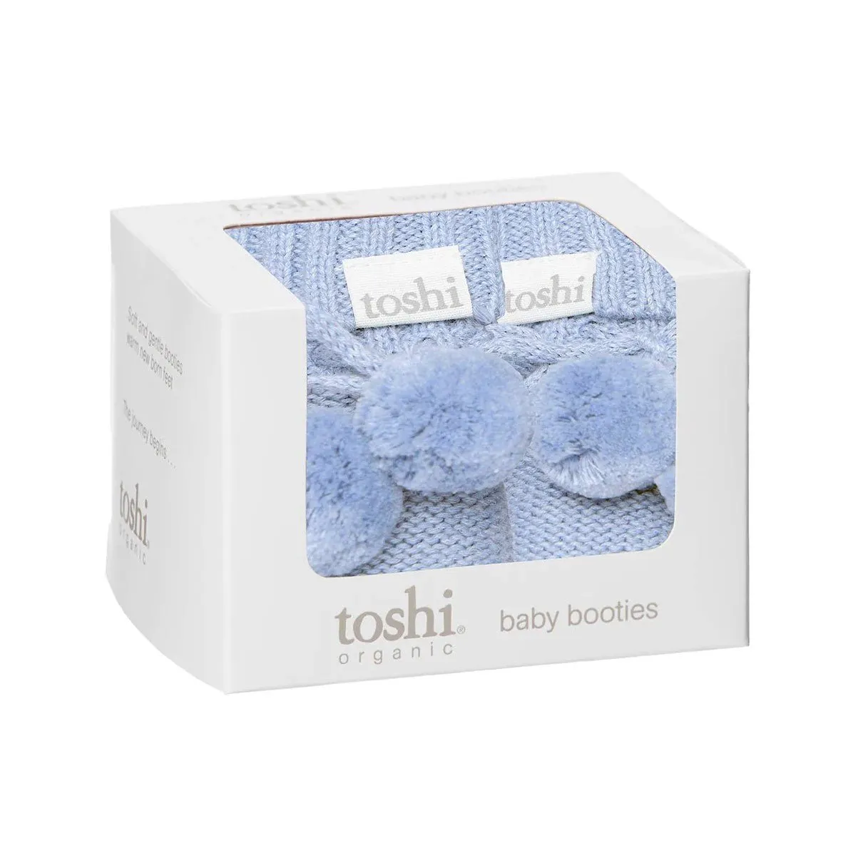 Toshi Marley Organic Booties Seabreeze