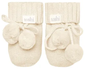 Toshi - Organic Booties Marley - Feather