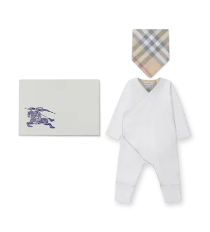 Two-piece Baby Gift Set White