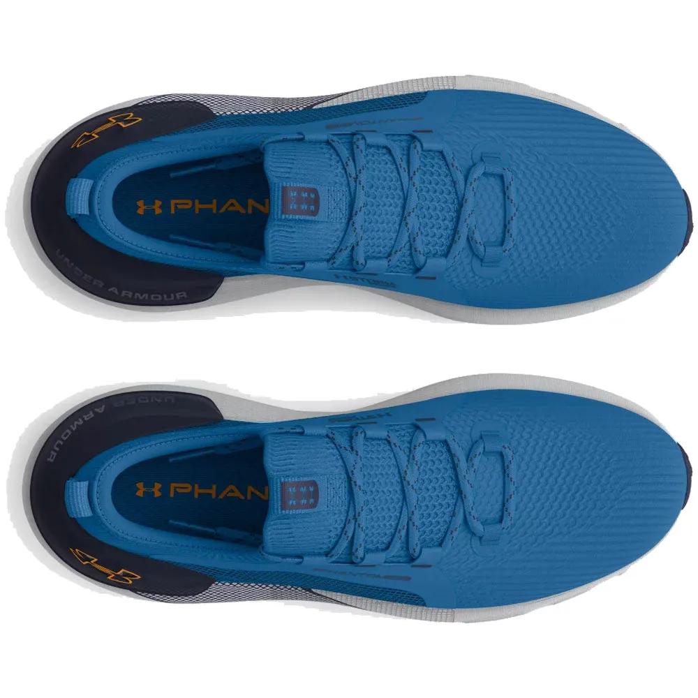 Under Armour Phantom Golf Spikeless Waterproof Shoes - Photon Blue/Midnight Navy/Nova Or