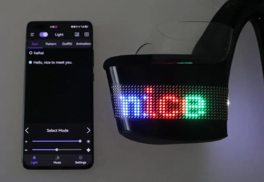Unique Led Black Patent Open Toe High-heels for Drag Queens