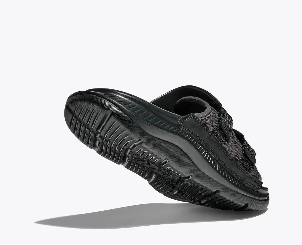 Unisex Hoka Ora Luxe – Premium Recovery Slide with Adjustable Ariaprene Strap & Cushioned Support