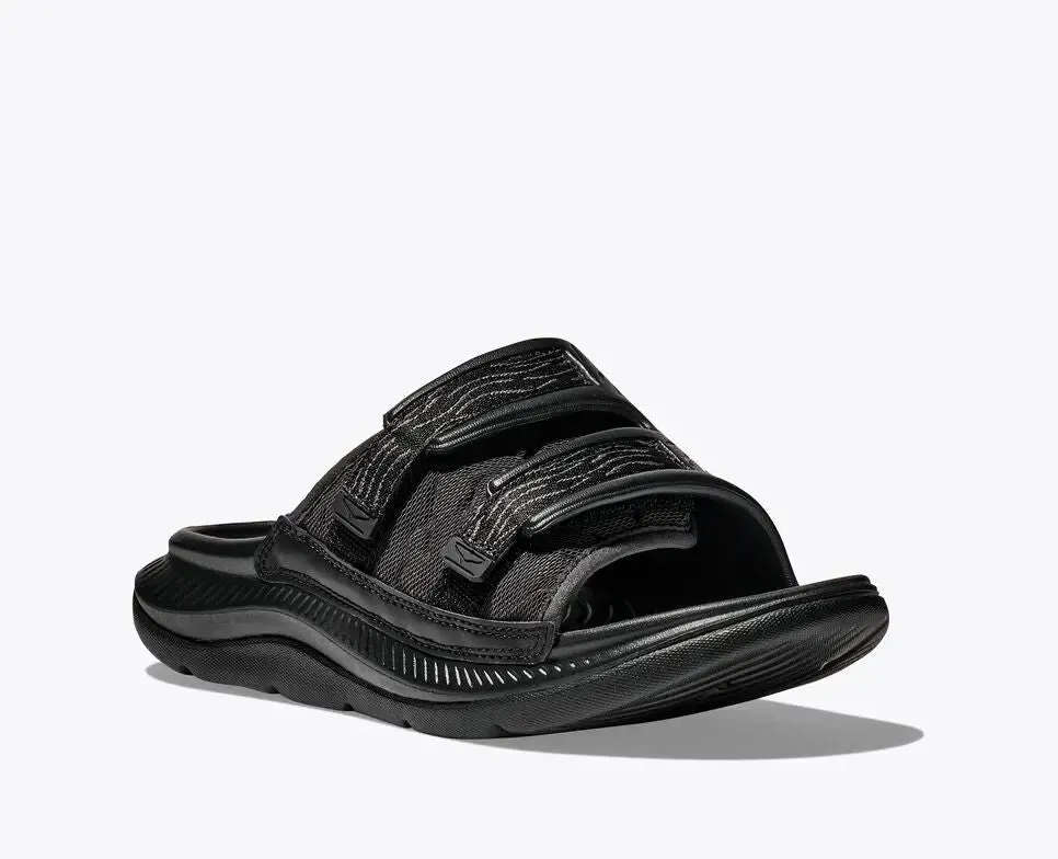 Unisex Hoka Ora Luxe – Premium Recovery Slide with Adjustable Ariaprene Strap & Cushioned Support