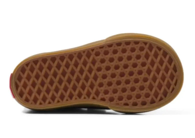 Vans - Toddler Old Skool V Shoes | Asphalt (Gum)