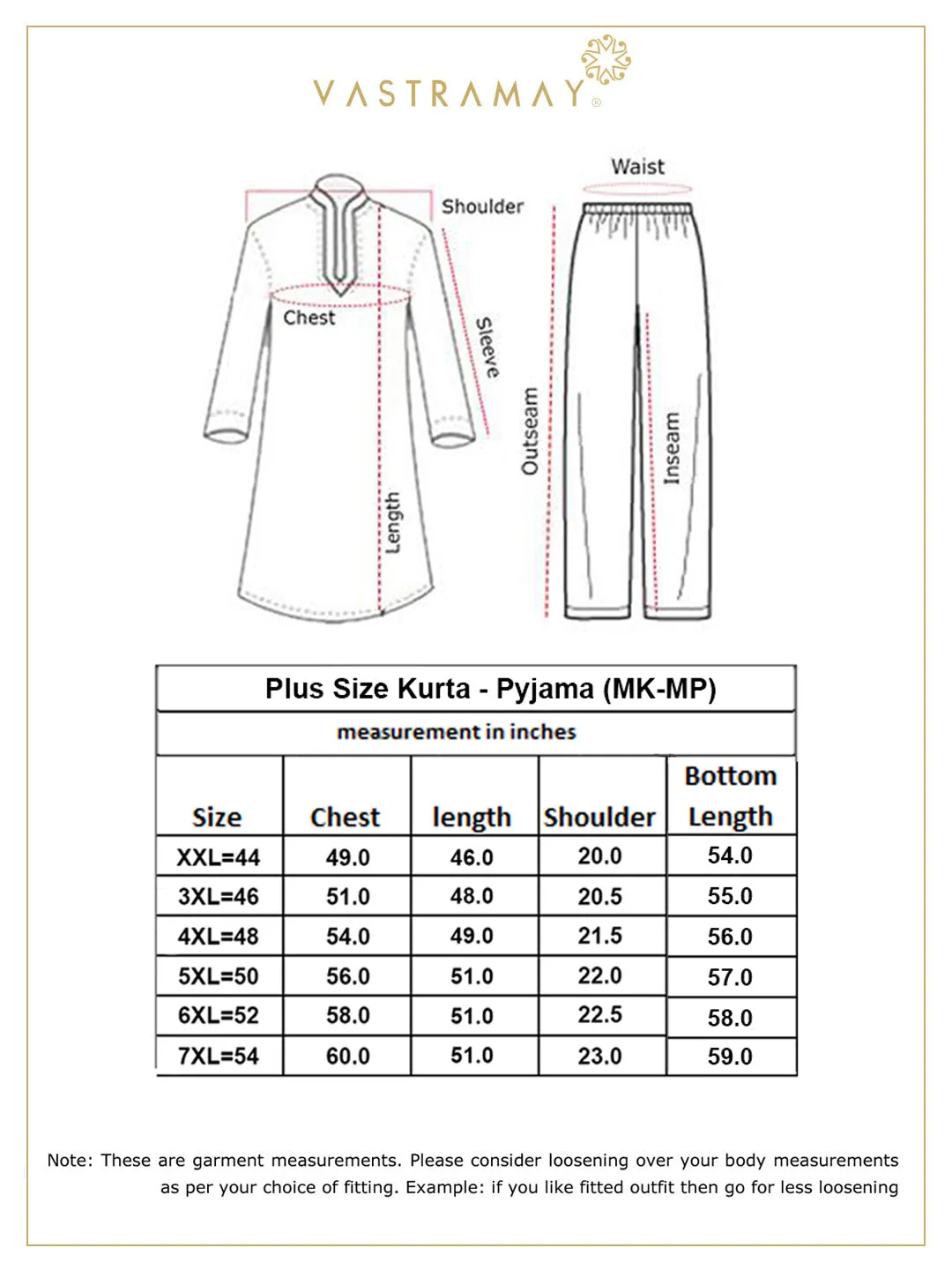VASTRAMAY Maroon Woven Kurta & Rose Gold Pyjama