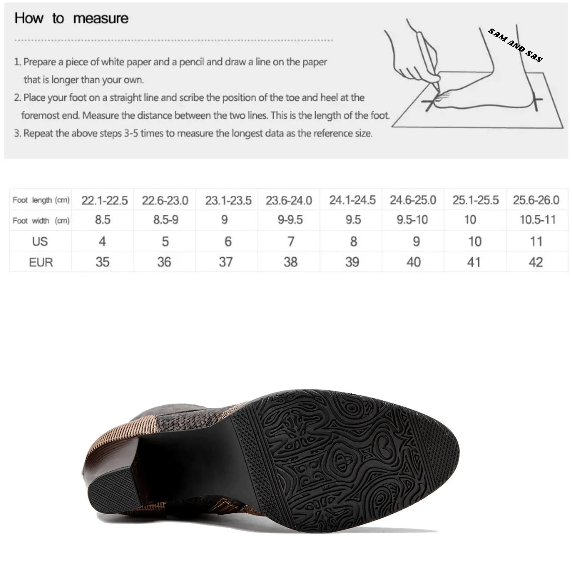 Women's Plaid Pattern Handmade High-heel Shoes